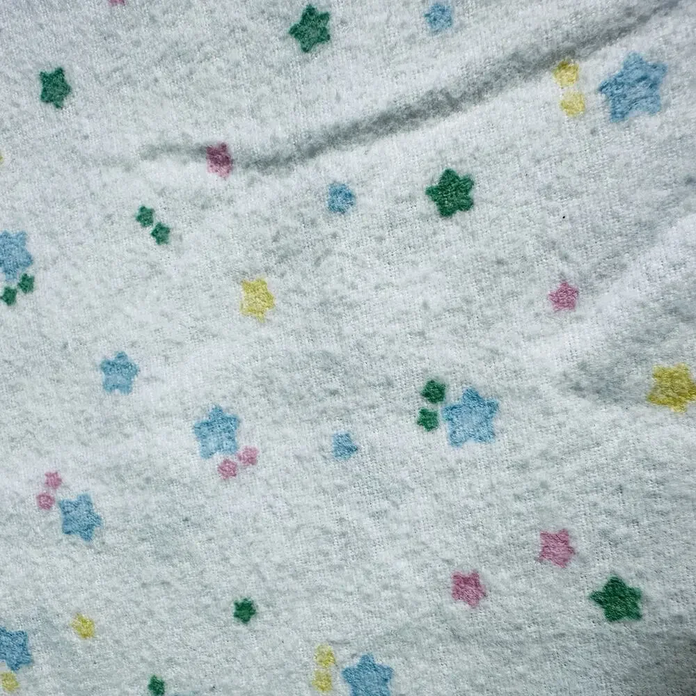 Vintage Carter’s Baby Receiving Blankets Lot of 2 Stars & Stripes 100% Cotton